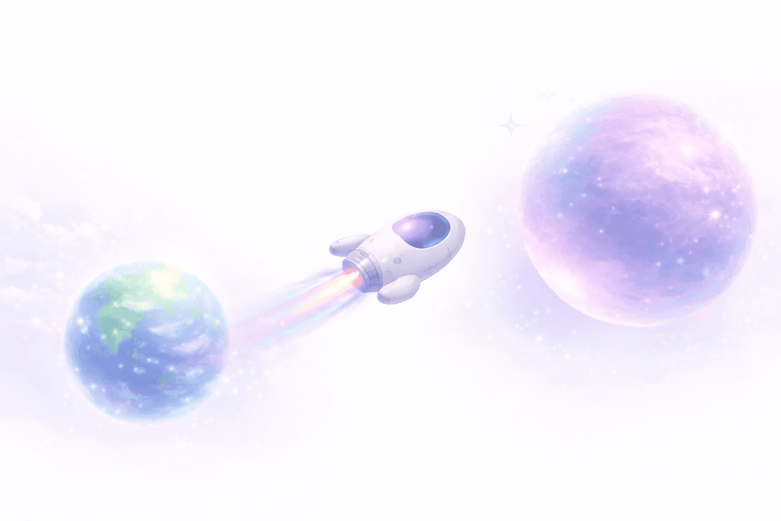 Migration zu LedgerLou — Rakete zwischen zwei Planeten